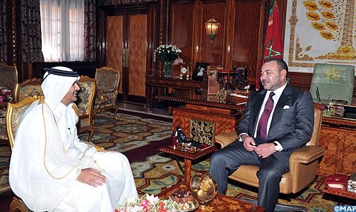 جلالة الملك يستقبل مبعوثا شخصيا من أمير دولة قطر