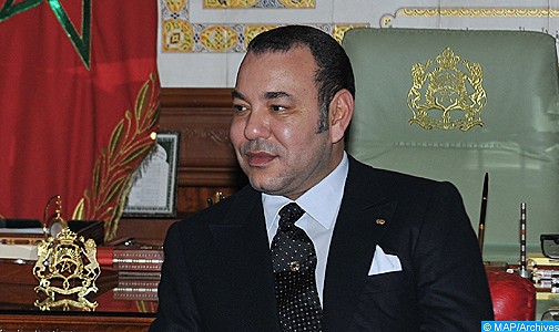 جلالة الملك يهنئ السيد إلهام علييف بمناسبة إعادة انتخابه رئيسا لجمهورية أذربيدجان