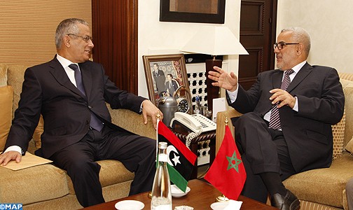 رئيس الحكومة يتباحث مع نظيره الليبي