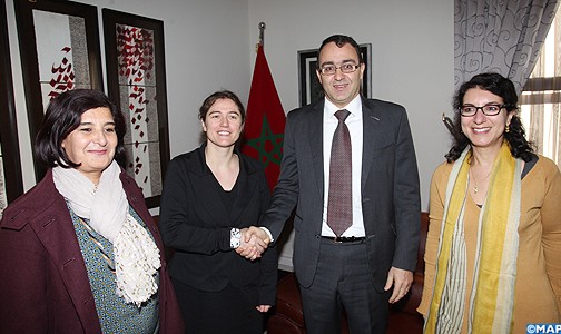 رئيس مجلس النواب يتباحث مع أعضاء مجموعة الصداقة البرلمانية البلجيكية-المغربية