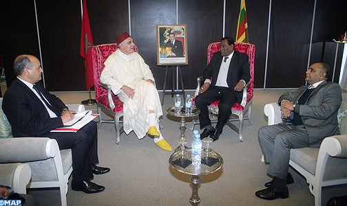 السيد صلاح الدين مزوار يتباحث مع وزير الإدارة العمومية والشؤون الداخلية بجمهورية سريلانكا