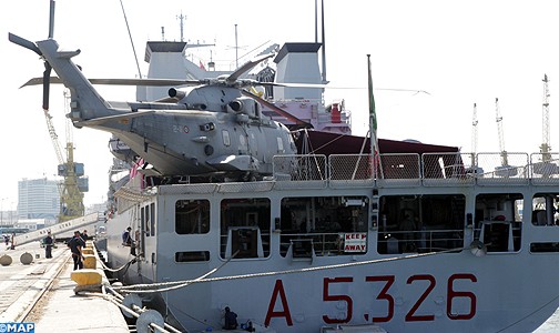 الفرقة ال30 في البحرية الإيطالية ترسو بميناء الدار البيضاء