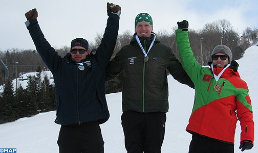 التزحلق الألبي : الشاب المغربي الكندي آدم لمحمدي يفوز بالميدالية البرونزية في سباق التزلج على المنحدرات