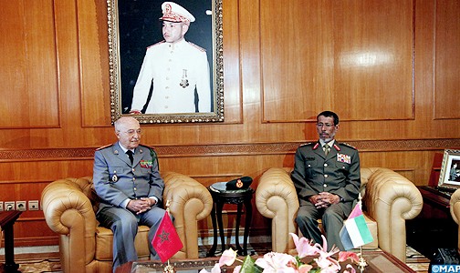 المفتش العام للقوات المسلحة الملكية يستقبل رئيس أركان القوات المسلحة بدولة الإمارات العربية المتحدة