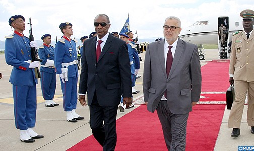 رئيس جمهورية غينيا يصل إلى فاس