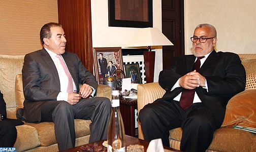 رئيس الحكومة يتباحث بالرباط مع وزير الشؤون الخارجية التونسي