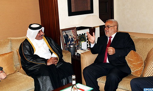 رئيس الحكومة يتباحث مع وزير المواصلات بدولة قطر