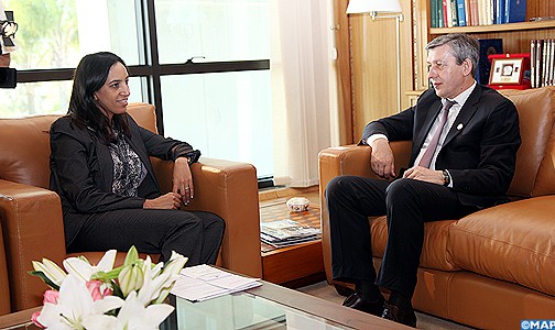 السيدة امبركة بوعيدة تتباحث مع نائب رئيس وزراء مقدونيا