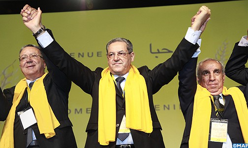 إعادة انتخاب السيد امحند العنصر أمينا عاما لحزب الحركة الشعبية