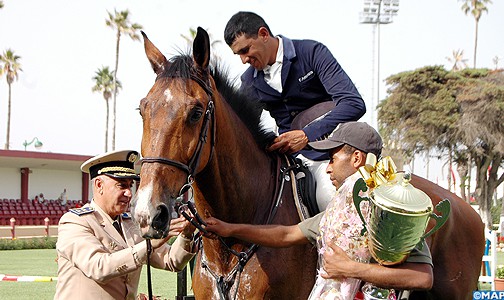 المباراة الرسمية للحرس الملكي: الفارس فريد أمنزار يفوز بجائزة صاحبة السمو الملكي الأميرة للا حسناء