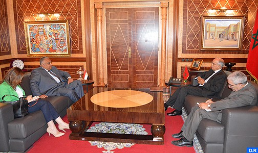 السيد بيد الله يجري محادثات مع سفير جمهورية مصر العربية بالرباط