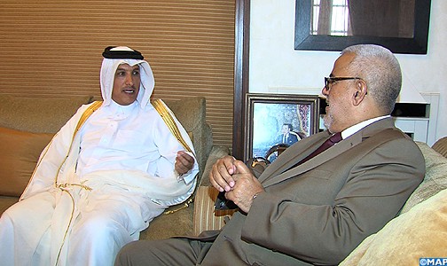 السيد ابن كيران يستقبل وزير المالية القطري