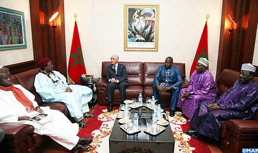 السيد رشيد الطالبي العلمي يتباحث مع  نائب رئيس الجمعية الوطنية بالنيجر