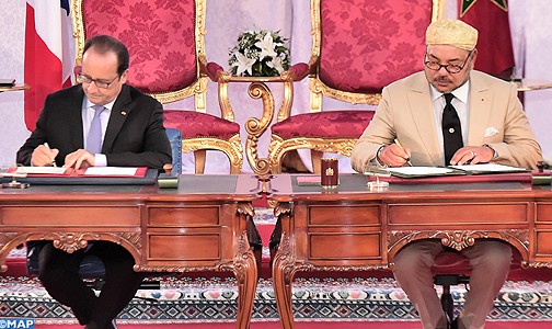 صاحب الجلالة الملك محمد السادس والرئيس فرانسوا هولاند يطلقان “نداء طنجة، من أجل مبادرة تضامنية قوية لفائدة المناخ”