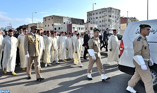 تشييع جثمان الجنرال دوبريغاد عبد الغني مثقال بمقبرة الشهداء بالرباط بحضور صاحب السمو الملكي ولي العهد الأمير مولاي الحسن