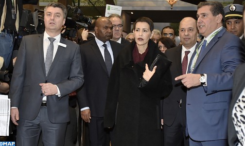 صاحبة السمو الملكي الأميرة للا مريم تفتتح الرواق المغربي بالمعرض الدولي “الأسبوع الأخضر” في دورته ال81 ببرلين