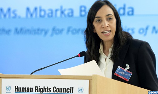 مبادرة الحكم الذاتي ضمانة لحقوق الإنسان والتنمية المستدامة في الصحراء (السيدة بوعيدة)
