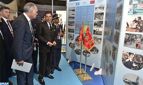 صاحب السمو الملكي الأمير مولاي رشيد يزور معرض المشاركة المغربية في عمليات حفظ السلام والعمل الإنساني باسطنبول