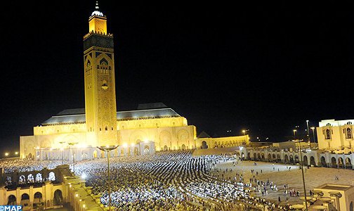 مسجد الحسن الثاني بالدار البيضاء يشهد إقبالا كبيرا للمصلين من مختلف جهات المملكة خلال شهر رمضان الكريم