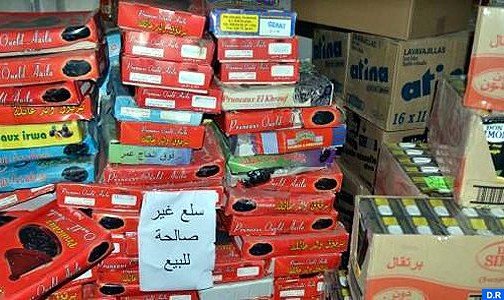 حجز و إتلاف 163 طنا من المواد الغذائية خلال شهر رمضان
