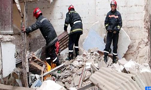 وفاة ثلاثة أشخاص من أسرة واحدة في حادث انهيار حائط داخل منزل بضواحي مراكش