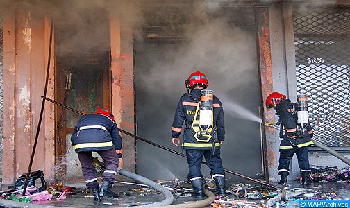 اندلاع حريق بمحل لبيع المأكولات الخفيفة بساحة جامع الفنا بمراكش دون تسجيل إصابات