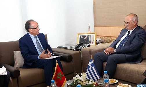 تعزيز العلاقات الاقتصادية الثنائية في صلب محادثات السيد عبو مع كاتب الدولة في الشؤون الخارجية اليوناني