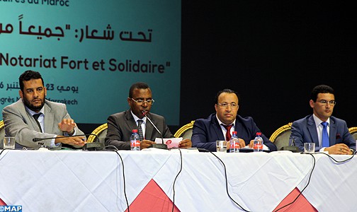 مراكش .. الجمع العام للموثقين يصادق على القرارات التي تبنتها الهيئة الوطنية للموثقين