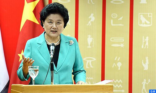 نائبة الوزير الأول الصيني تشيد بالزخم الاستثنائي للعلاقات المغربية الصينية