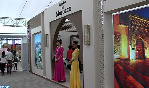 جناح المملكة المغربية في معرض مؤتمر الأمم المتحدة للإسكان بكيتو محط إعجاب الوفود المشاركة