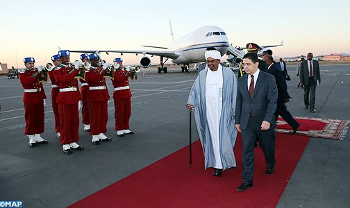 رئيس جمهورية السودان يحل بمراكش للمشاركة في مؤتمر كوب 22