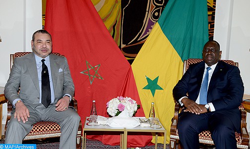 جلالة الملك يجري مباحثات على انفراد مع الرئيس السنغالي