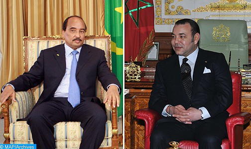 جلالة الملك يجري اتصالا هاتفيا مع رئيس الجمهورية الاسلامية الموريتانية