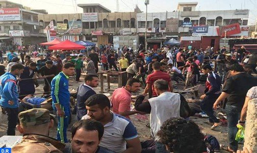 11 قتيلا في تفجير انتحاري استهدف سوقا رئيسيا للخضر في بغداد