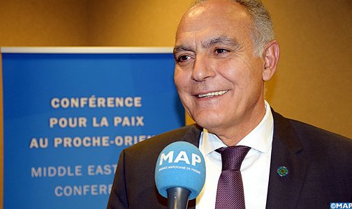 السيد مزوار يجدد بباريس دعم المغرب للمبادرة الفرنسية للسلام بالشرق الأوسط