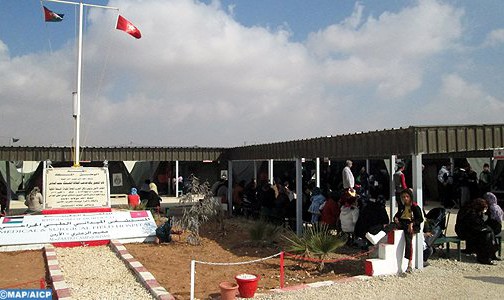 المستشفى الميداني المغربي بمخيم (الزعتري): عمل دؤوب وجهد متواصل لتقديم خدمات إنسانية للاجئين السوريين