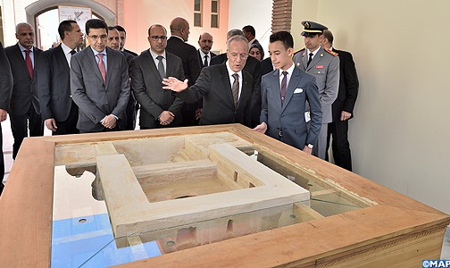 صاحب السمو الملكي ولي العهد الأمير مولاي الحسن يدشن بمراكش متحف محمد السادس لحضارة الماء بالمغرب