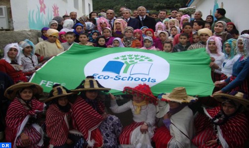 جهة طنجة-تطوان-الحسيمة : حصول 28 مؤسسة تعليمية على شارة اللواء الأخضر خلال سنة 2016