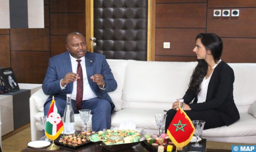 المغرب – بوروندي: فرص التعاون في مجال التكوين المهني محور مباحثات بين السيدة طريشا والسيد شينجيرو