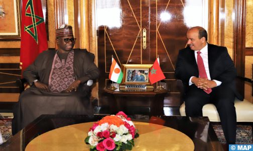 رئيس مجلس المستشارين يتباحث مع وفد عن المجلس الاقتصادي والاجتماعي والثقافي للنيجر