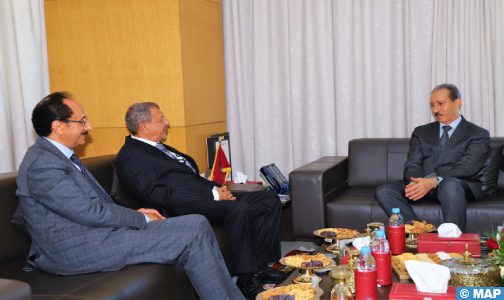 السيد الداكي يتباحث مع رئيس مجلس القضاء الأعلى بجمهورية اليمن