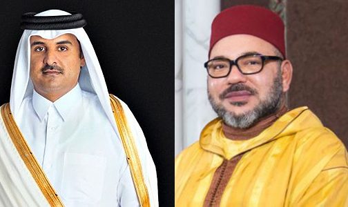 صاحب الجلالة الملك محمد السادس يبعث رسالة خطية إلى أخيه صاحب السمو الشيخ تميم بن حمد آل ثاني أمير دولة قطر