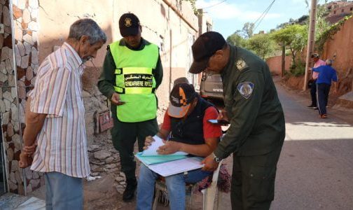 إقليم تارودانت: انطلاق عملية إحصاء قاطني المباني المتضررة من الزلزال