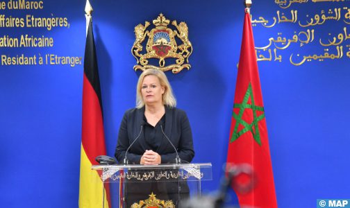 المغرب وألمانيا يتقاسمان العديد من المصالح والتحديات المشتركة (وزيرة الداخلية الألمانية)
