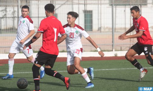 دوري اتحاد شمال افريقيا لكرة القدم لأقل من 20 سنة : المغرب يتعادل مع مصر (2 – 2) ويحتل المرتبة الثانية