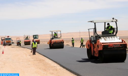 بين الويدان – أفورار: أشغال تقوية الطريق الوطنية رقم 25 في طور الانتهاء