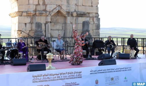افتتاح فعاليات الدورة ال22 لمهرجان وليلي الدولي لموسيقى العالم التقليدية