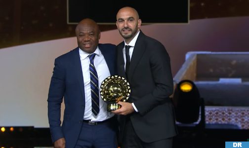 جوائز الكونفدرالية الإفريقية لكرة القدم (2023) : الناخب الوطني وليد الركراكي يفوز بجائزة أفضل مدرب إفريقي للذكور للسنة