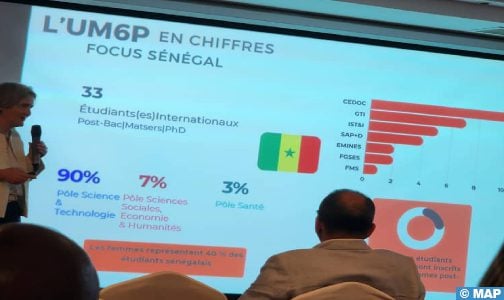 السنغال: تقديم برامج التكوين بجامعة محمد السادس متعددة التخصصات التقنية في لقاء بدكار