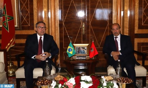 السيد ميارة يجري مباحثات مع سفير البرازيل بالمغرب